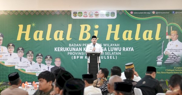 Munafri-Aliyah Kompak Hadiri Halalbihalal Kerukunan Keluarga Luwu Raya
