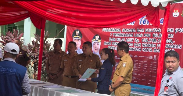 Pemkot Makassar Terima PSU Senilai Rp168,7 Miliar dari Tujuh Pengembang