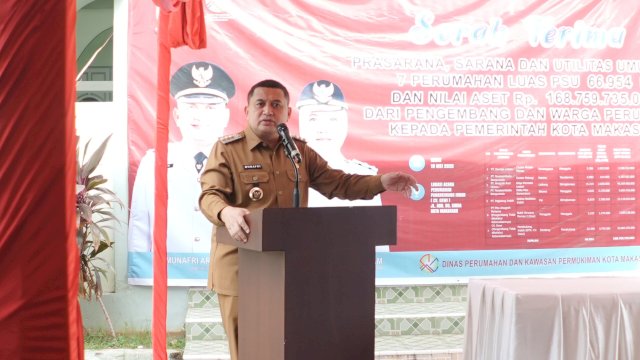 Terima PSU Senilai Rp168,7 Miliar, Munafri Dorong RTH dan Taman Anak di Kawasan Hunian