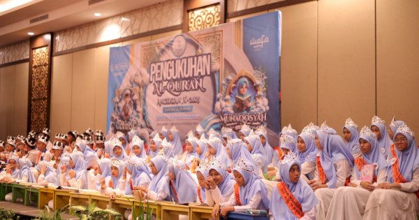 SDIT Arrahmah Kukuhkan 182 Siswa Lulus Munaqosyah Al-Qur’an Tahun ke-10