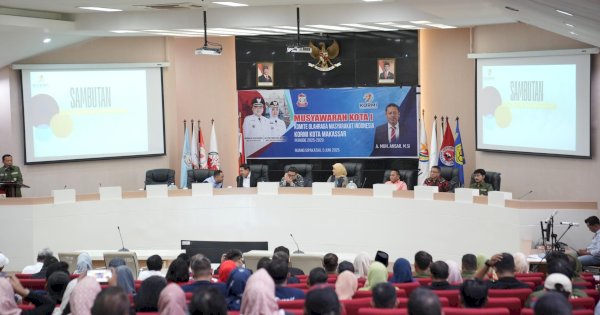 Munafri-Aliyah Hadiri Musyawarah I KORMI Makassar, Dukung Penguatan Olahraga Rekreasi