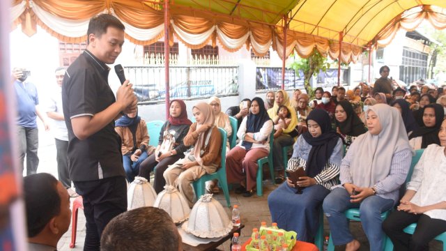 Reses Ketiga, Odhika Cakra Dengar Curhat Warga Soal Infrastruktur di Biringkanaya