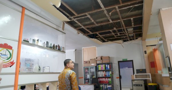 Munafri Temukan Fasilitas Rusak saat Sidak Kantor Gabungan Dinas