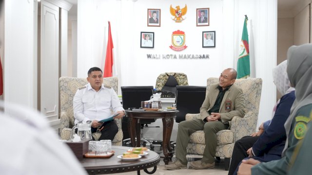 Wali Kota Makassar Munafri Arifuddin dan Ketua PTUN Makassar Fajar Wahyu Jatmiko || istimewa 