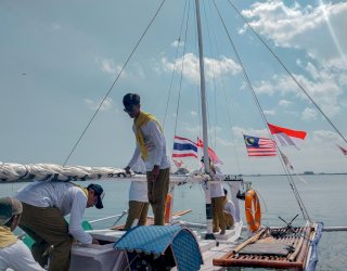 Yayasan Hadji Kalla Dukung Ekspedisi Pelayaran Akademis III Korpala Unhas hingga Etape Akhir di Thailand