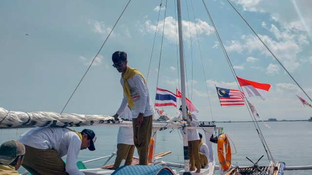 Yayasan Hadji Kalla Dukung Ekspedisi Pelayaran Akademis III Korpala Unhas hingga Etape Akhir di Thailand