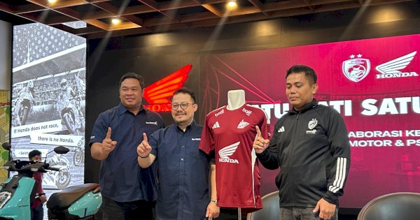 Honda Kembali Jadi Sponsor Utama PSM Makassar di Liga 1 2025-2026