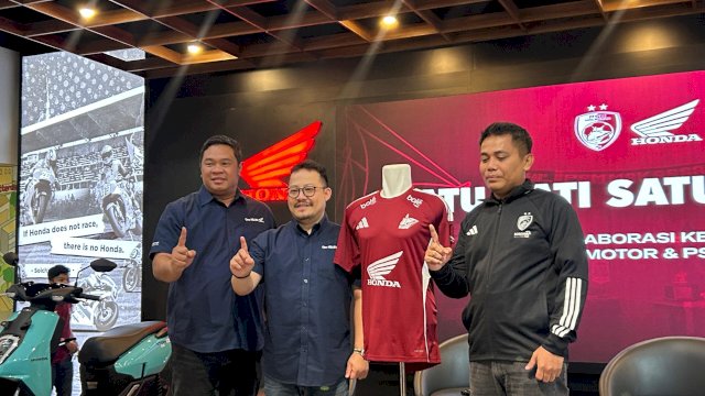 Honda Kembali Jadi Sponsor Utama PSM Makassar di Liga 1 2025-2026