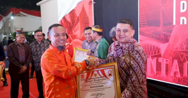 Pemkot Makassar Raih Penghargaan Tingkat Kemiskinan Terendah di Sulsel