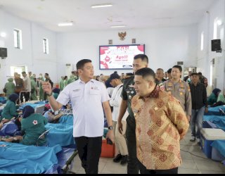 HUT RI ke-80, Wali Kota Munafri Apresiasi Aksi Donor Darah Kodim 1408/Makassar