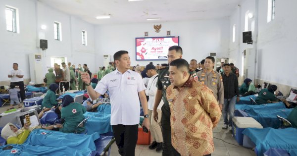 HUT RI ke-80, Wali Kota Munafri Apresiasi Aksi Donor Darah Kodim 1408/Makassar