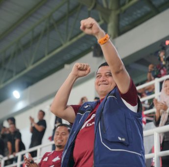 Munafri Arifuddin Hadir di Stadion dan Saksikan PSM Menang di Laga Home Pertama
