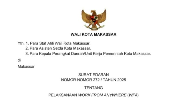Pemkot Makassar Berlakukan WFA Pasca Demo Ricuh DPRD