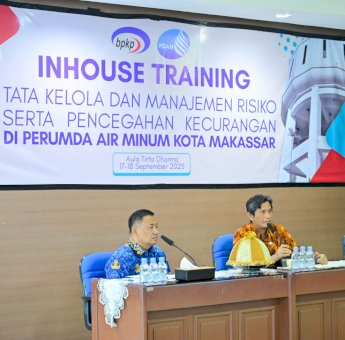 Komitmen Bangun Perusahaan yang Bersih dan Akuntabel, PDAM Makassar Perkuat Tata Kelola Lewat Pelatihan Manajemen Risiko