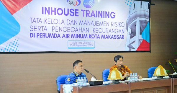 Komitmen Bangun Perusahaan yang Bersih dan Akuntabel, PDAM Makassar Perkuat Tata Kelola Lewat Pelatihan Manajemen Risiko