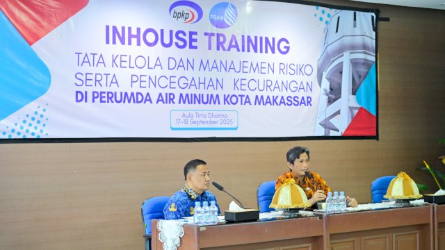 Komitmen Bangun Perusahaan yang Bersih dan Akuntabel, PDAM Makassar Perkuat Tata Kelola Lewat Pelatihan Manajemen Risiko