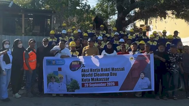WCUD 2025, Kadis PU Makassar Boyong Anggotanya Bersihkan Area TPA