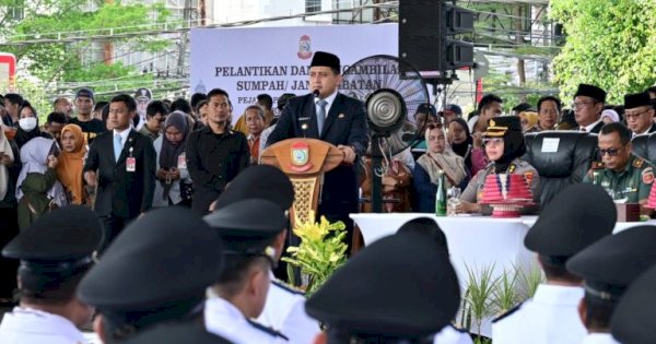 Perkuat Visi Nawacita MULIA, Wali Kota Makassar Lantik 136 Lurah