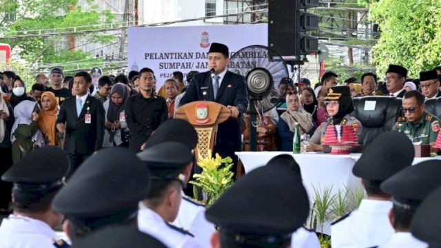 Perkuat Visi Nawacita MULIA, Wali Kota Makassar Lantik 136 Lurah