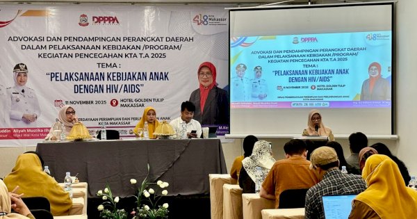 DP3A Makassar Rangkul Masyarakat Kenali Tanda HIV/AIDS Pada Anak Sejak Dini