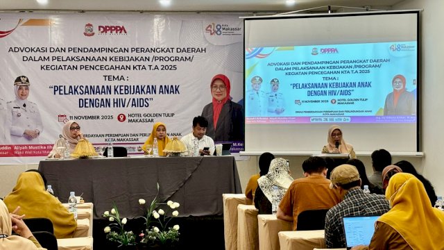 DP3A Makassar Rangkul Masyarakat Kenali Tanda HIV/AIDS Pada Anak Sejak Dini