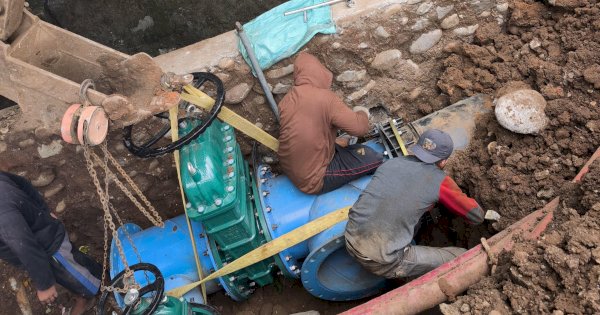 Pemerataan Air Bersih di Timur Kota, PDAM Makassar Lakukan Pekerjaan Koneksi Pipa PLTU Tello