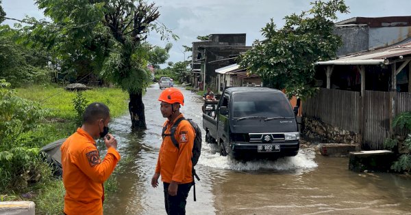 BPBD Makassar Pantau Titik Rawan Banjir di Kompleks Kodam 3 Tamalanrea