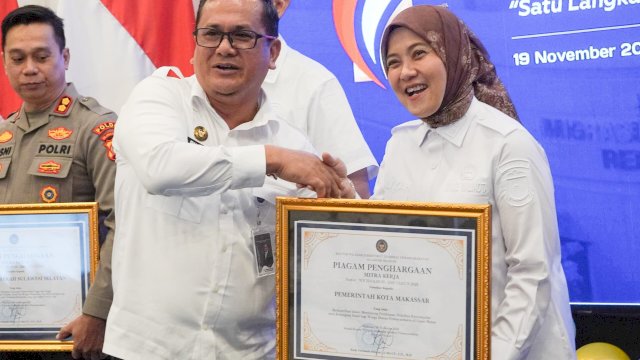 Pemkot Makassar Raih Penghargaan dari Kemenkumham, Tegaskan Komitmen Pembinaan Warga Binaan