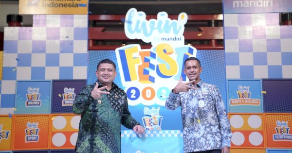 Livin’ Fest 2025 Resmi Dibuka, Wali Kota Makassar Dorong Sinergi Ekonomi dan Edukasi Keuangan