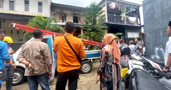 Kebakaran di Baji Rupa Hanguskan Satu Rumah, BPBD Makassar Lakukan Assesment