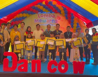 Lomba Mewarnai Indomaret&ndash;Dancow Meriah, Ratusan Anak Ikut Unjuk Kreativitas di Makassar