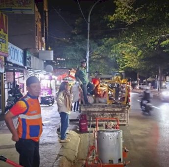 Dishub Makassar Perbaiki Marka Jalan di Sejumlah Ruas, Tingkatkan Keselamatan Berkendara