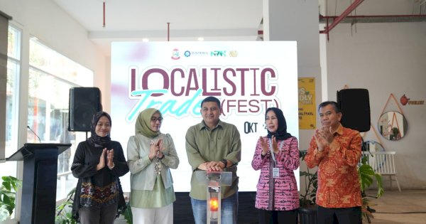 Dinas Perdagangan Makassar Dorong Perluasan Pasar UMKM Lewat Localistic Trade Fest 2025