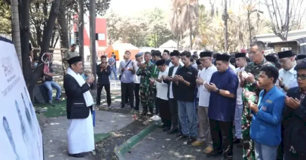 Doakan Korban Kebakaran, Pemkot dan Forkopimda Gelar Salat Gaib di Pelataran DPRD Makassar
