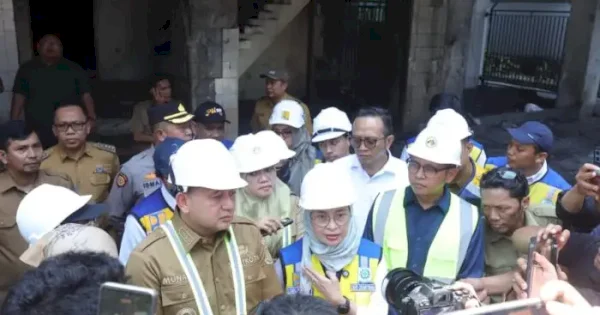 Dirjen Cipta Karya PU Tinjau Gedung DPRD Makassar: Akan Dibongkar dan Dibangun Ulang