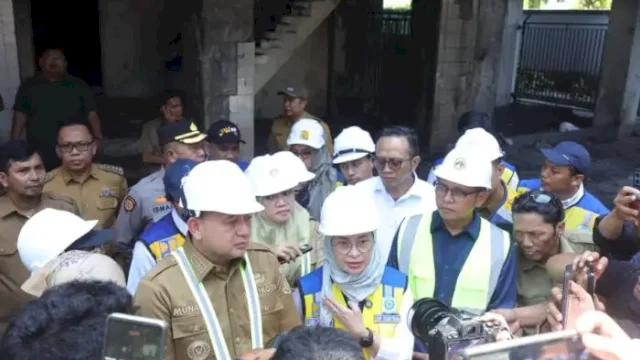 Dirjen Cipta Karya PU Tinjau Gedung DPRD Makassar: Akan Dibongkar dan Dibangun Ulang
