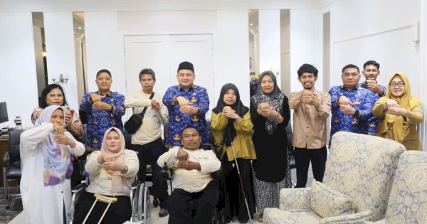 Komunitas Disabilitas Temui Wali Kota Munafri, Dorong Deklarasi Kota Inklusi di HDI 2025