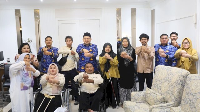 Komunitas Disabilitas Temui Wali Kota Munafri, Dorong Deklarasi Kota Inklusi di HDI 2025