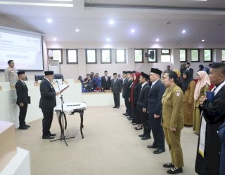 Pemkot Makassar Perkuat Tata Kelola, 14 Pejabat Inspektorat dan Perangkat Daerah Resmi Dilantik