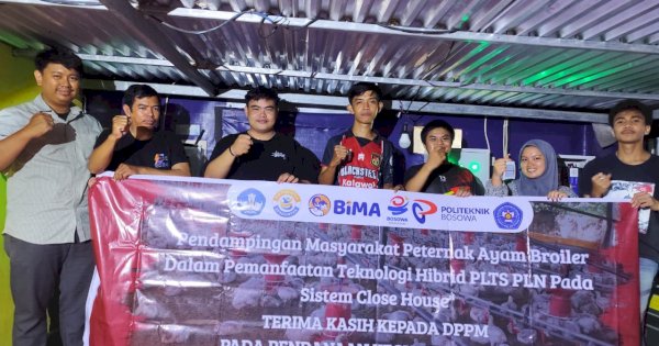 Lebih Hemat, Peternak Ayam Boiler di Maros Kini Pakai Teknologi Hybrid PLTS-PLN