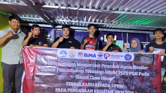 Lebih Hemat, Peternak Ayam Boiler di Maros Kini Pakai Teknologi Hybrid PLTS-PLN