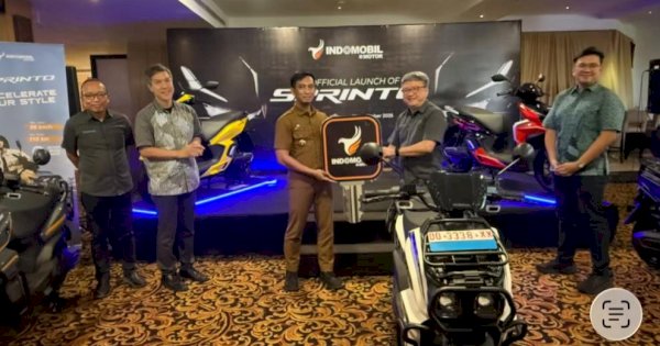 DLH Makassar Dapat 38 Unit Motor Listrik dari PT Indomobil Emotor International