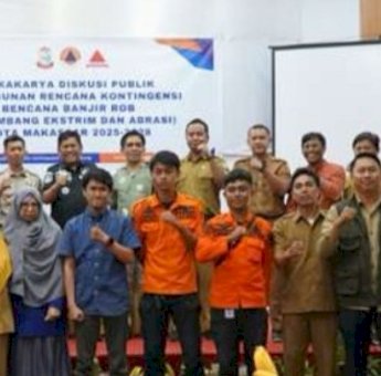 BPBD Makassar Matangkan Rencana Kontingensi Kekeringan 2025&ndash;2028 Lewat Diskusi Publik