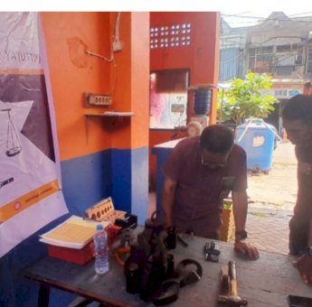 Disdag Makassar Gelar Tera Ulang di Pasar Tradisional, Akurasi Alat Ukur Pedagang