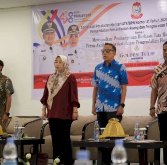 Distaru Makassar Sosialisasikan Permen ATR/BPN 21/2021, Penguatan Pengendalian Pemanfaatan Ruang