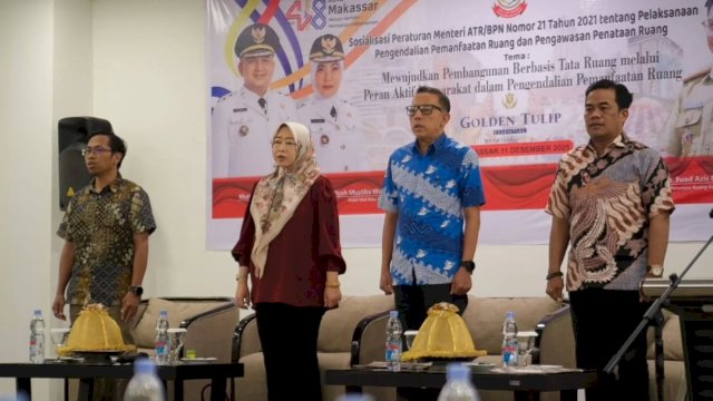 Distaru Makassar Sosialisasikan Permen ATR/BPN 21/2021, Penguatan Pengendalian Pemanfaatan Ruang