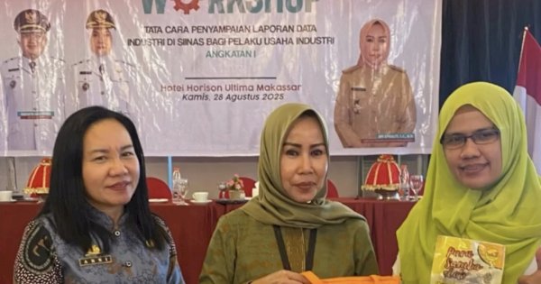 Dinas Perdagangan Makassar Gelar Workshop Pelaporan Data Industri Melalui SliNas