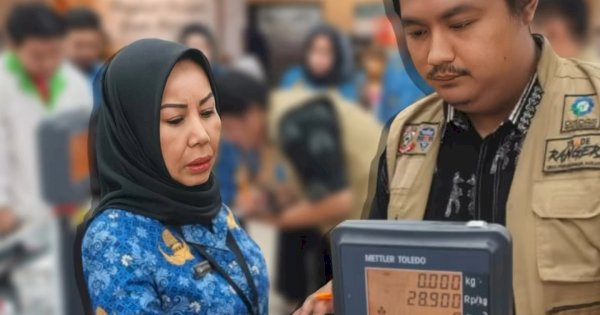 Evy Aprialti Pimpin Pengawasan Metrologi Legal di Toko Modern Makassar