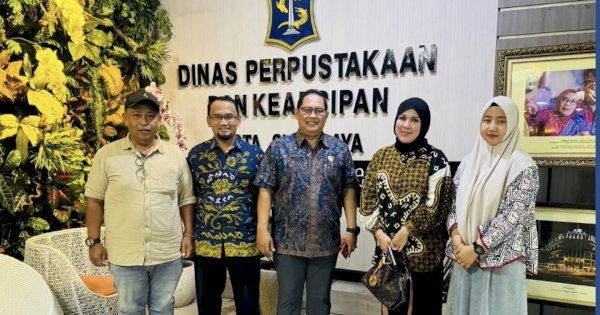 Dinas Kearsipan Makassar Studi Tiru Penyusunan Ranperda Penyelenggaraan Kearsipan ke Surabaya