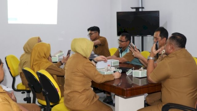 Dinas Kearsipan Makassar Bahas Program Kerja dan Evaluasi Kinerja Tahunan